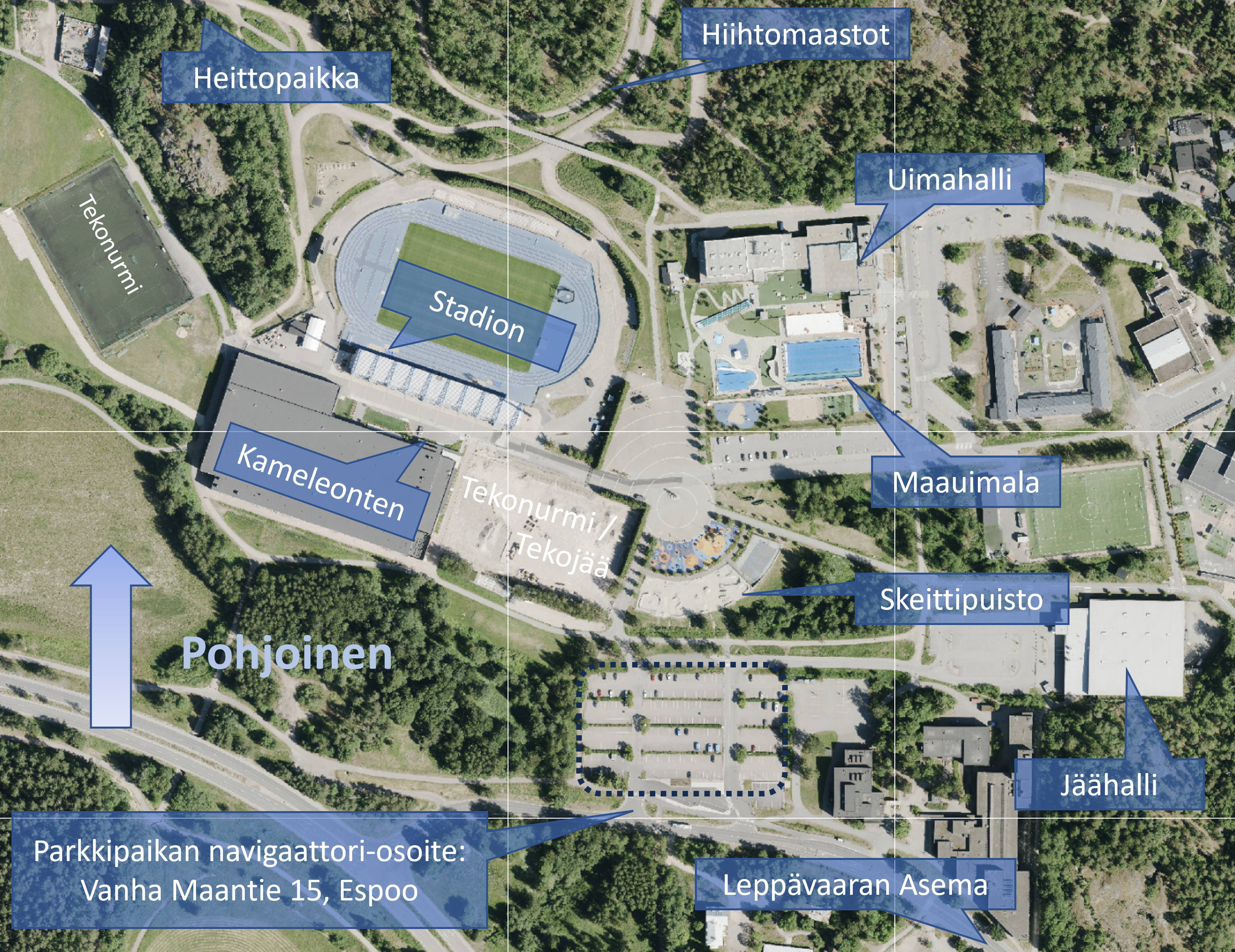 Kameleonten parkkipaikka